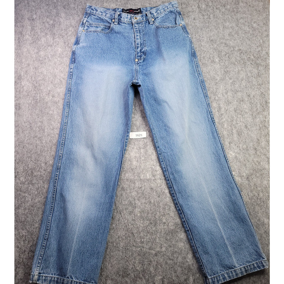 phat farm men jeans 32x33 blue y2k baggy wide leg Loose - Picture 1 of 11